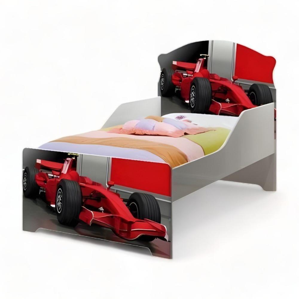 Cama Infantil Lívia Adesivada Carro Com Colchão Cambel - 3