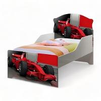 Cama Infantil Lívia Adesivada Carro Com Colchão Cambel - 3