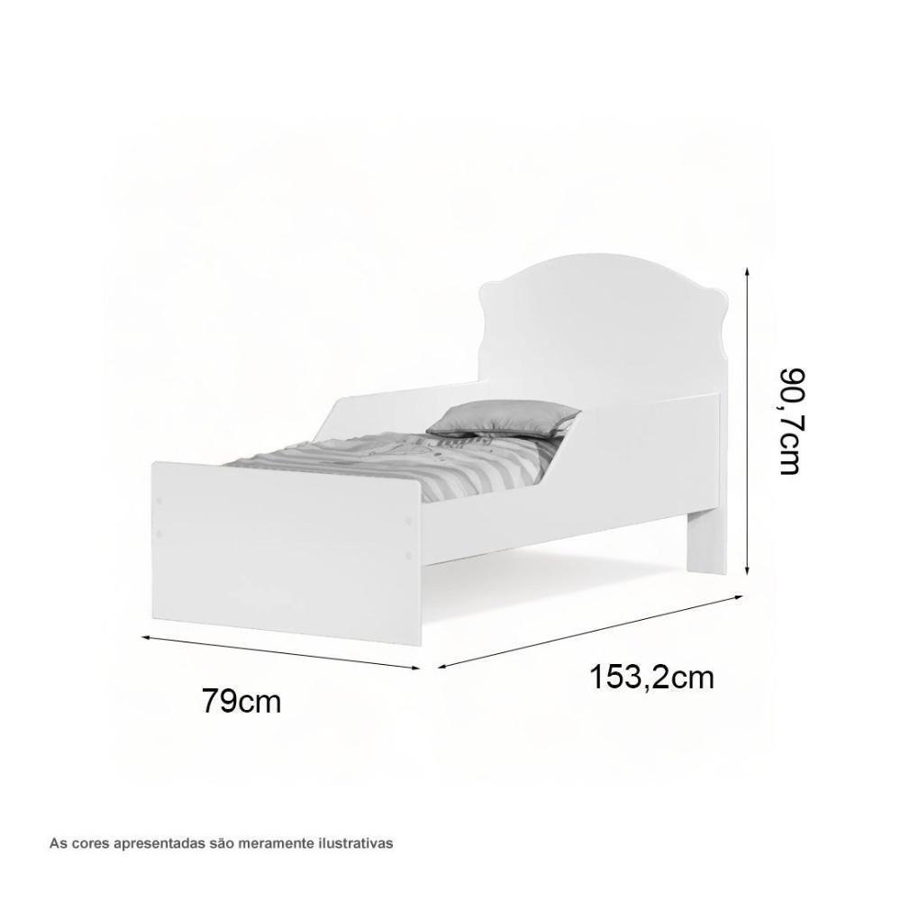 Cama Infantil Lívia Adesivada Racer Com Colchão Cambel - 2