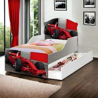 Cama Lívia Carro Com Auxiliar E 02 Colchões Cambel - 1