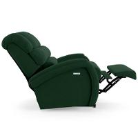 Poltrona Do Papai Reclinável Napoli Elétrica Botão Led Veludo Fh1 - D'rossi Cor Verde - 2