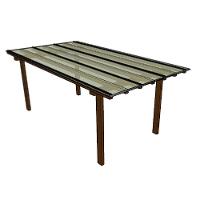 Kit Policarbonato Cristal 4mm 3,00m X 6,00m - Perfis Bronze - 1