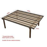 Kit Policarbonato Cristal 4mm 4,00m X 6,00m - Perfis Bronze - 5