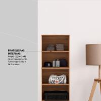 Armário Multiuso 2 Portas Viena Amendola Touch/off White - Demóbile - 5