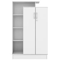 Armário Multiuso 2 Portas Elite Com Chave Branco - Demóbile - 1