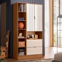 Armário Multiuso Com 2 Portas E 2 Gavetas Com Espelho Joy Amendola Touch/off White - Demóbile - 8