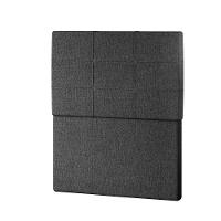 Cabeceira Estofada Solteiro 90 Cm Marte Linho - Skybox Cor Preto - 5