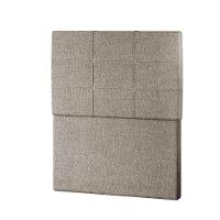 Cabeceira Estofada Solteiro 90 Cm Marte Linho - Skybox Cor Marrom - 1