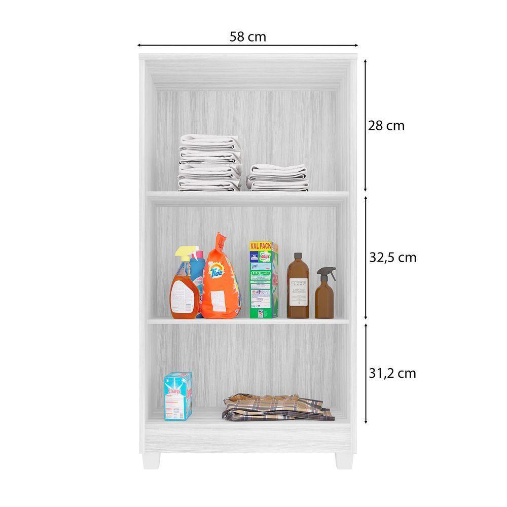 Armário Multiuso 2 Portas Recife Branco Tx - Incorplac - 2