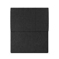 Cabeceira Estofada Solteiro 90 Cm Marte Veludo - Skybox Cor Preto - 2