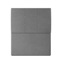 Cabeceira Estofada Solteiro 90 Cm Marte Corino - Skybox Cor Cinza - 2