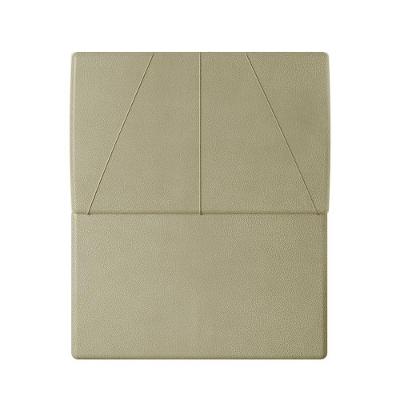 Cabeceira Estofada Solteiro 90 Cm Júpiter Corino - Skybox Cor Bege