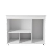Balcão Multiuso Para Forno Micro-ondas Liza Branco - Moblis - 1
