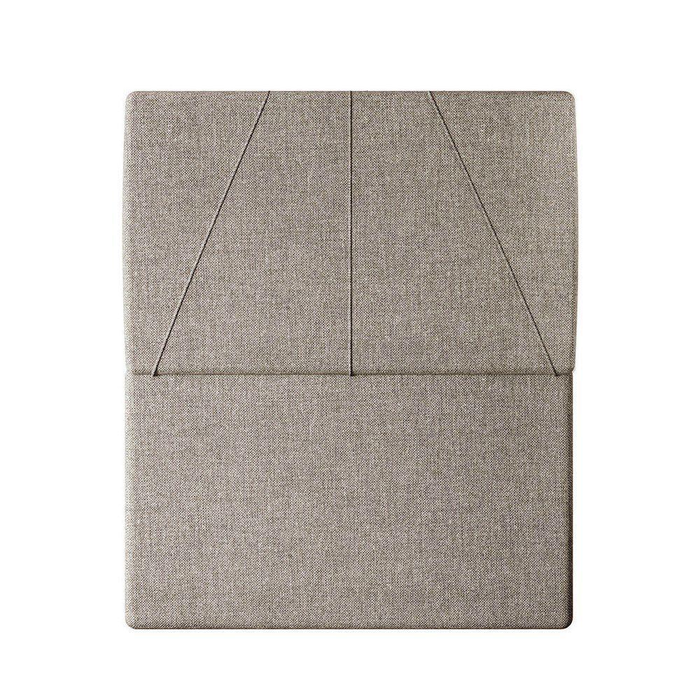 Cabeceira Estofada Solteiro 90 Cm Júpiter Linho - Skybox Cor Marrom - 2