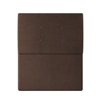 Cabeceira Estofada Solteiro 90 Cm Marte Corino - Skybox Cor Marrom - 3