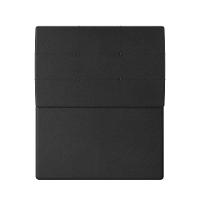 Cabeceira Estofada Solteiro 90 Cm Terra Corino - Skybox Cor Preto - 2