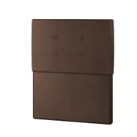 Cabeceira Estofada Solteiro 90 Cm Terra Corino - Skybox Cor Marrom