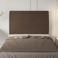 Cabeceira Estofada Solteiro 90 Cm Terra Corino - Skybox Cor Marrom - 5