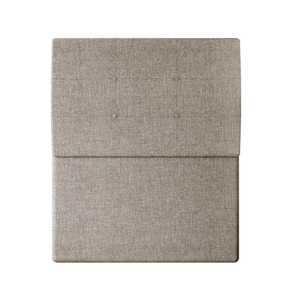 Cabeceira Estofada Solteiro 90 Cm Terra Linho - Skybox Cor Marrom - 2