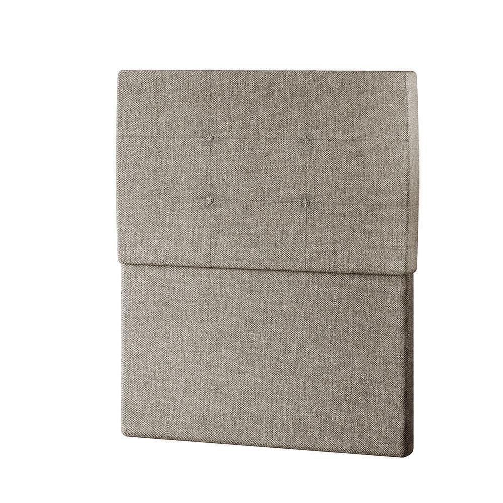 Cabeceira Estofada Solteiro 90 Cm Terra Linho - Skybox Cor Marrom - 3