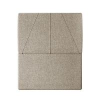 Cabeceira Estofada Solteiro 90 Cm Júpiter Linho - Skybox Cor Bege