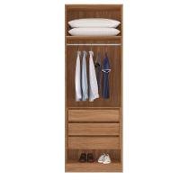 Armário 2 Portas Com Maleiro E 3 Gavetas Irlanda Amendola Touch/branco - Demartêz - 3