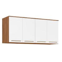 Armário Ponte Casal 4 Portas Irlanda Amendola Touch/branco - Demartêz - 3