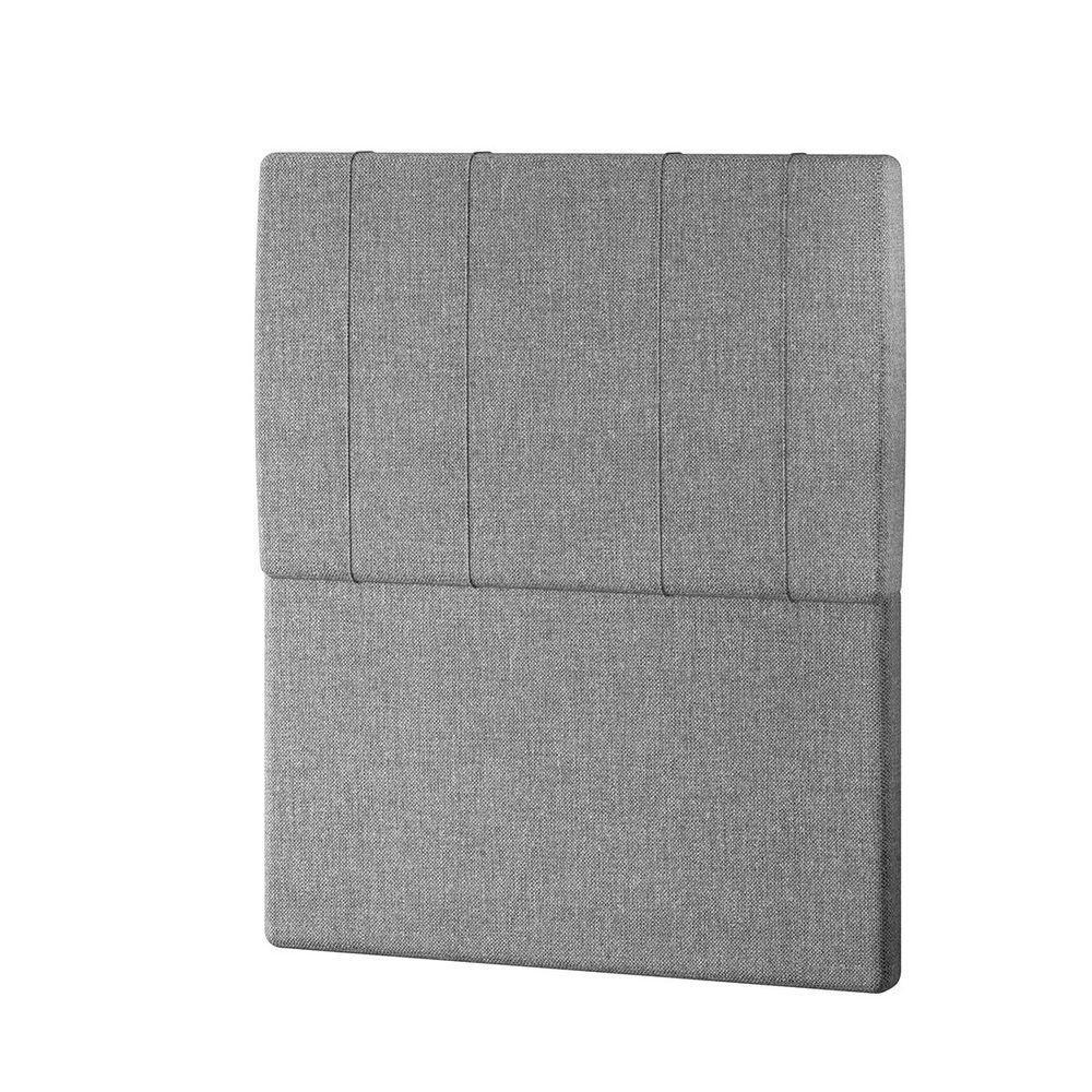 Cabeceira Estofada Solteiro 90 Cm Venus Linho - Skybox Cor Cinza - 4