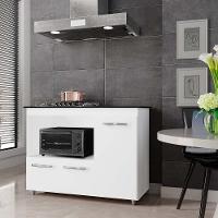 Balcão Para Cooktop 5 Bocas Com 3 Portas Ana Branco - Moblis - 3