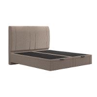 Cama Flutuante Baú Space Queen Linho - Skybox Cor Marrom - 9
