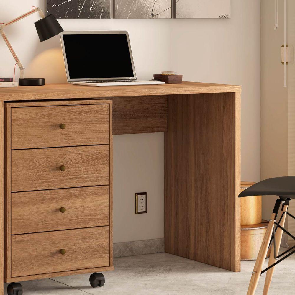 Gaveteiro Com 4 Gavetas Office Presence Amendola Touch - Demóbile - 2