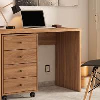 Gaveteiro Com 4 Gavetas Office Presence Amendola Touch - Demóbile - 2