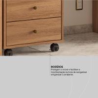 Gaveteiro Com 4 Gavetas Office Presence Amendola Touch - Demóbile - 5