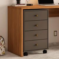 Gaveteiro Com 4 Gavetas Office Presence Amendola/grafito - Demóbile - 10