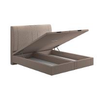 Cama Flutuante Baú Space Queen Linho - Skybox Cor Bege - 3