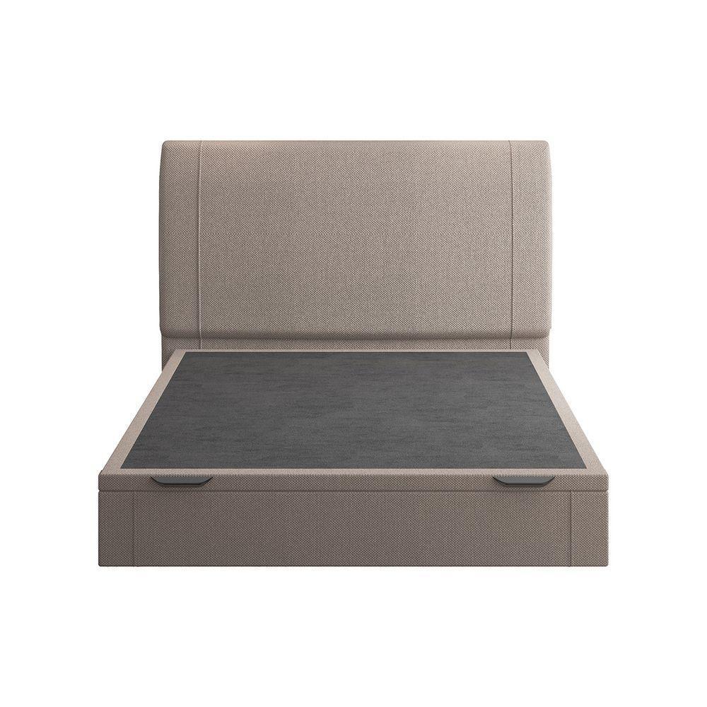 Cama Flutuante Baú Space Casal Linho - Skybox Cor Cinza - 1