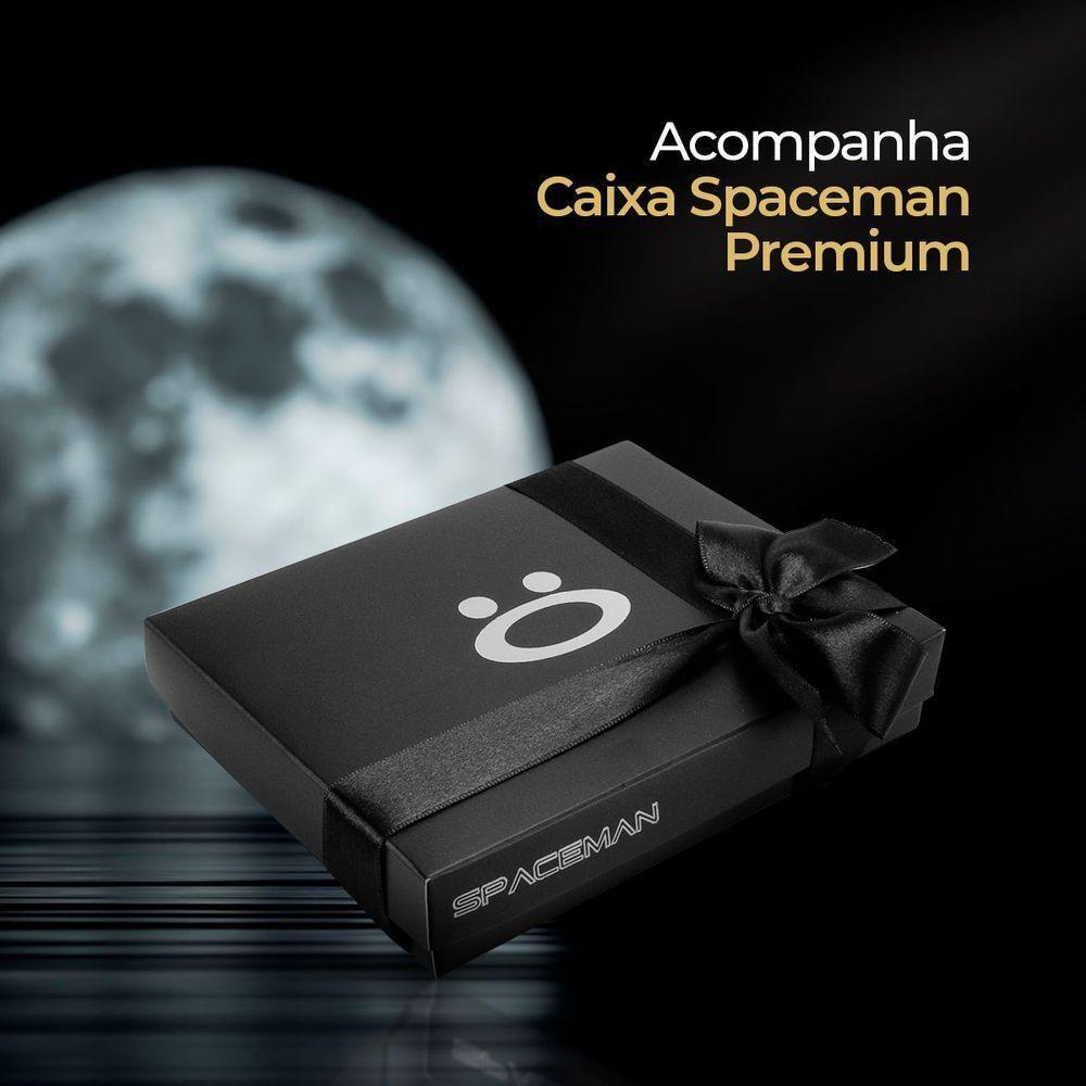 Relogio Aço Inox Prata Prova Dagua + Corrente Cruz + Caixa Casual Presente Grande Original Social - 5