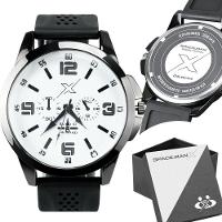 Relogio Masculino Aço Inox Preto Qualidade Premium + Caixa Preto Presente Analogico Ponteiro Casual - 1