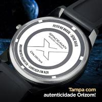 Relogio Masculino Aço Preto + Oculos Proteção Uv + Bone Ajustavel Pulseira Ajustável Preto Presente - 5