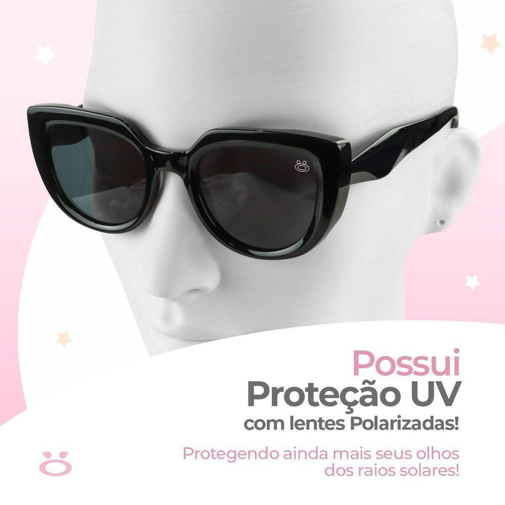 Relogio Feminino Banhado + Oculos Sol Proteção Uv Caixa Moda Silicone Resistente Prova Dagua Casual - 5