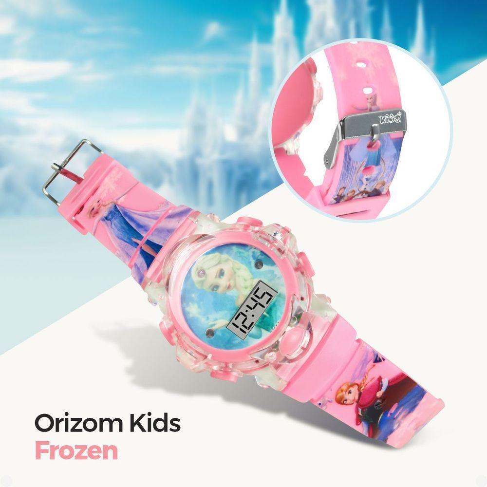 Relogio Digital Rosa Menina Infantil + Pulseira + Oculos Sol Qualidade Premium Original Caixa Pink - 2