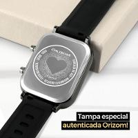 Relogio Feminino Aço Inox Digital Led + Caixa + Pulseira Silicone Moda Casual Preto Original - 2