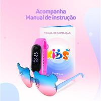 Relogio Digital Infantil Led Prova Dagua + Case + Oculos Sol Esportivo Presente Original Silicone