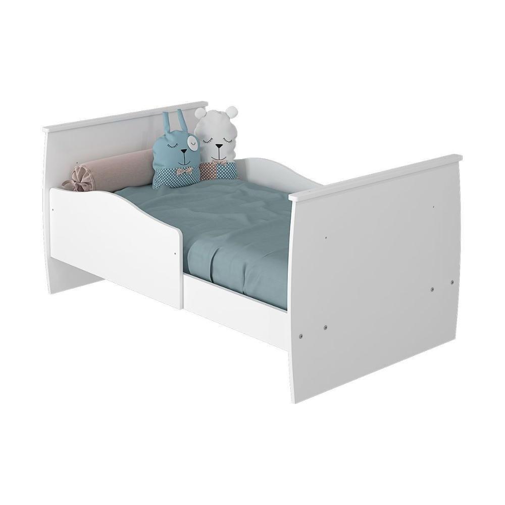 Berço / Mini Cama Infantil Conforto 2 em 1 Nature/Branco - Permóbili Baby - 2
