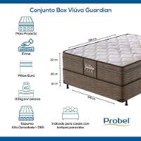 Conjunto Box Viúva Mola Probel Guardian (128x188x58cm) - 7