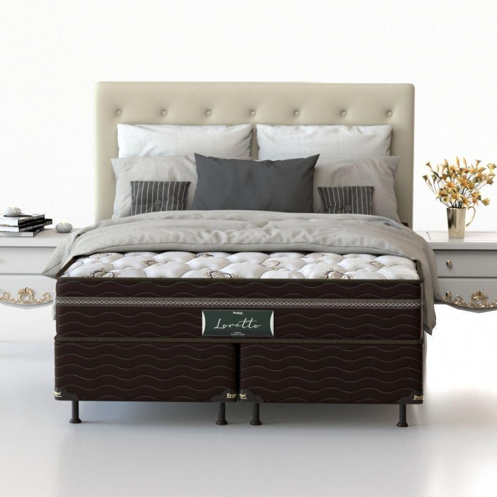Conjunto Box Queen Mola Probel Loretto (158x198x54cm) - 7
