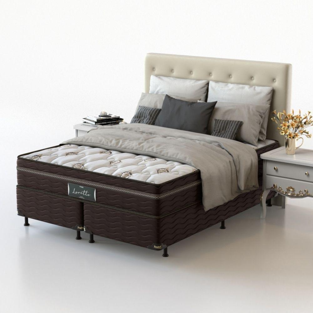 Conjunto Box Queen Mola Probel Loretto (158x198x54cm) - 8