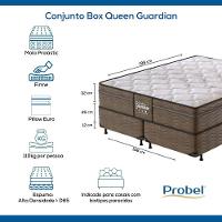 Conjunto Box Queen Mola Probel Guardian (158x198x58cm) - 8