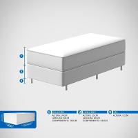 Conjunto Box Solteiro Mola Probel Chicago (88x188x24cm) - 7