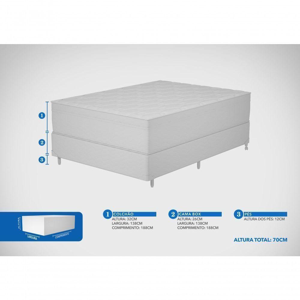 Conjunto Box Casal Mola Probel Guardian (138x188x58cm) - 5